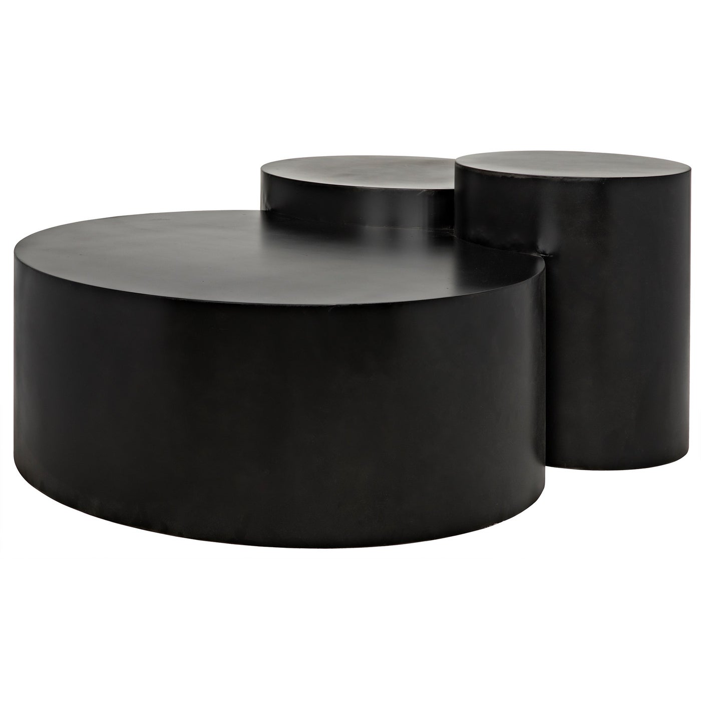 Noir Ella Coffee Table, Black Steel