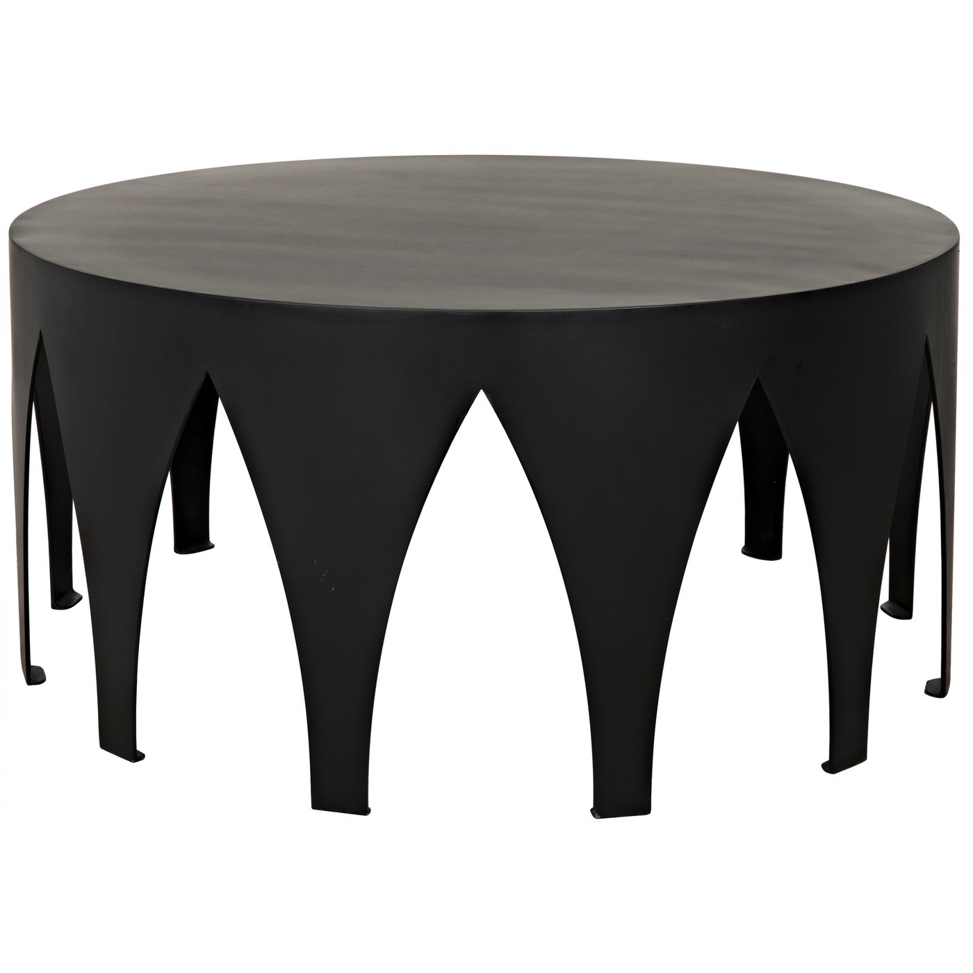 Noir Morocco Coffee Table, Black Steel