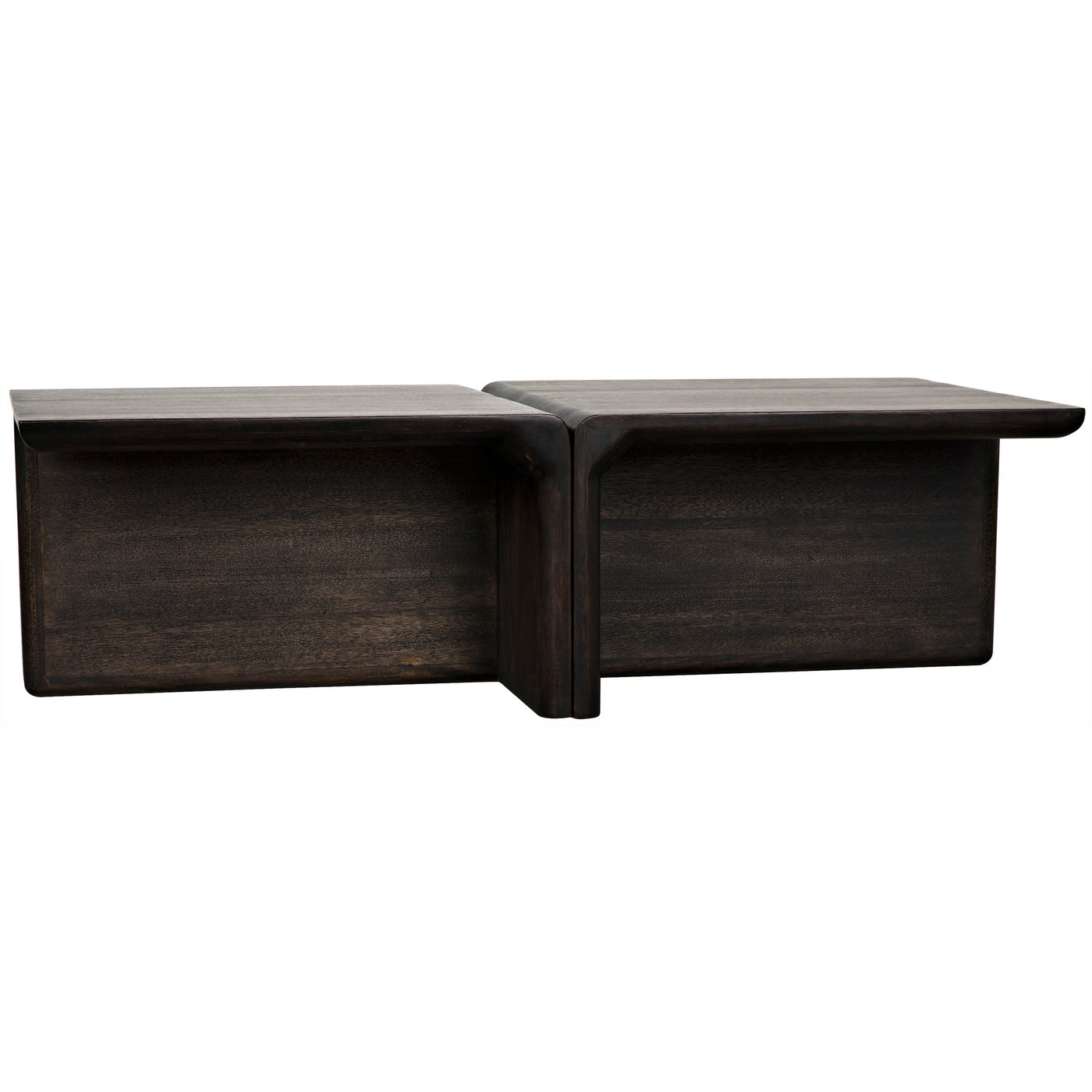 Noir Hagen Coffee Table, Ebony Walnut