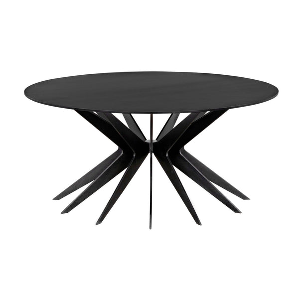 Noir Spider Coffee Table, Black Metal