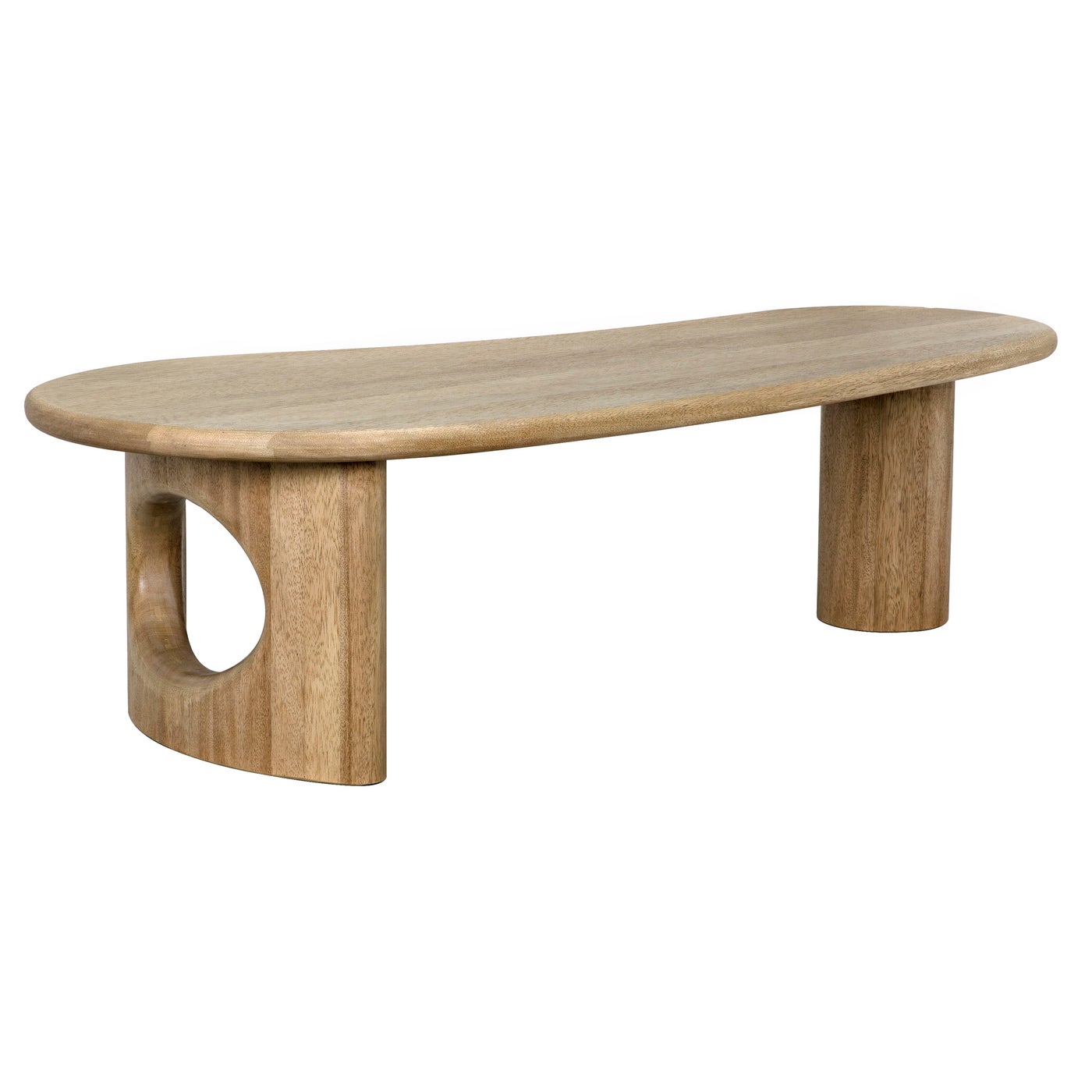 Noir Harvey Coffee Table, Washed Walnut