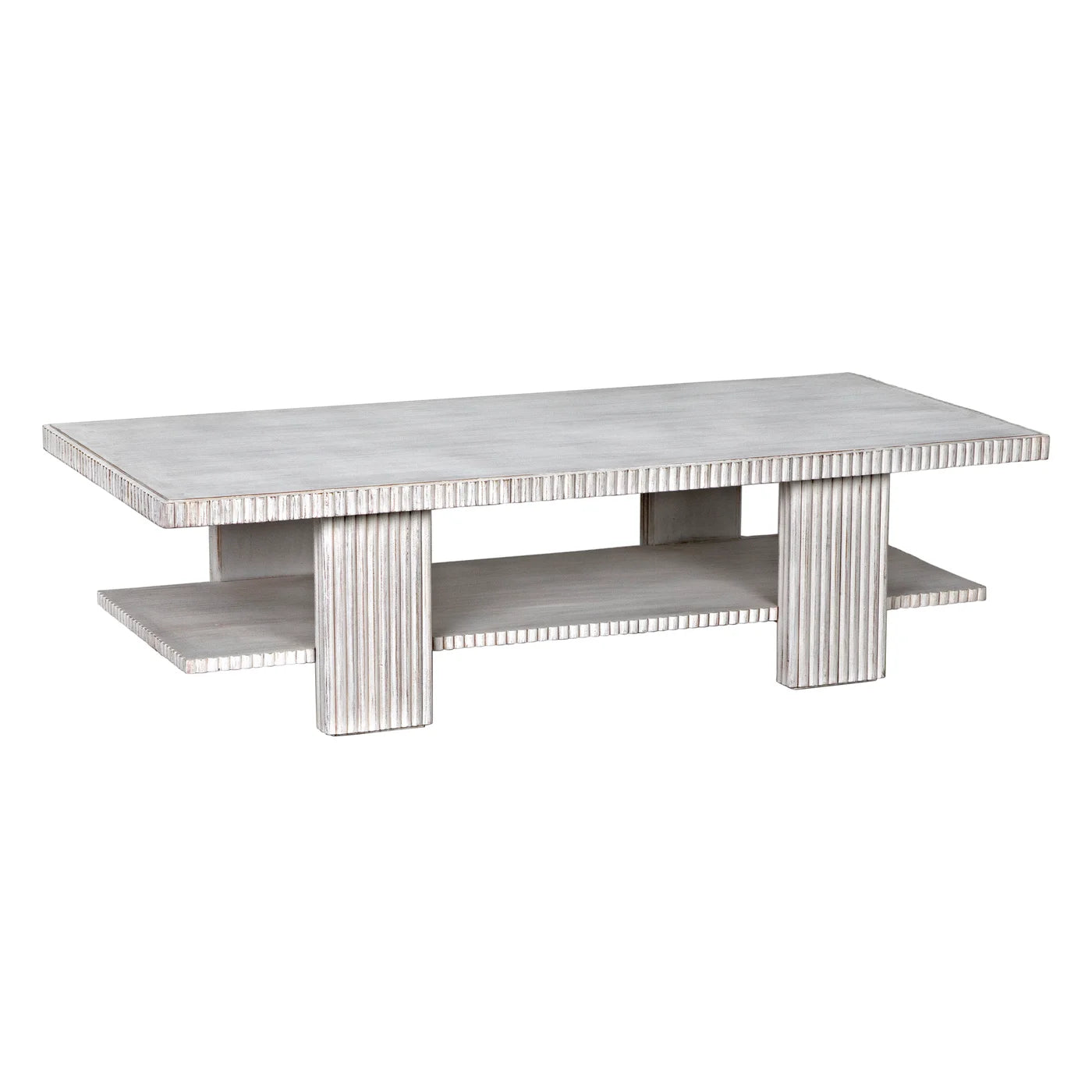 Noir Humphrey Coffee Table, White Wash