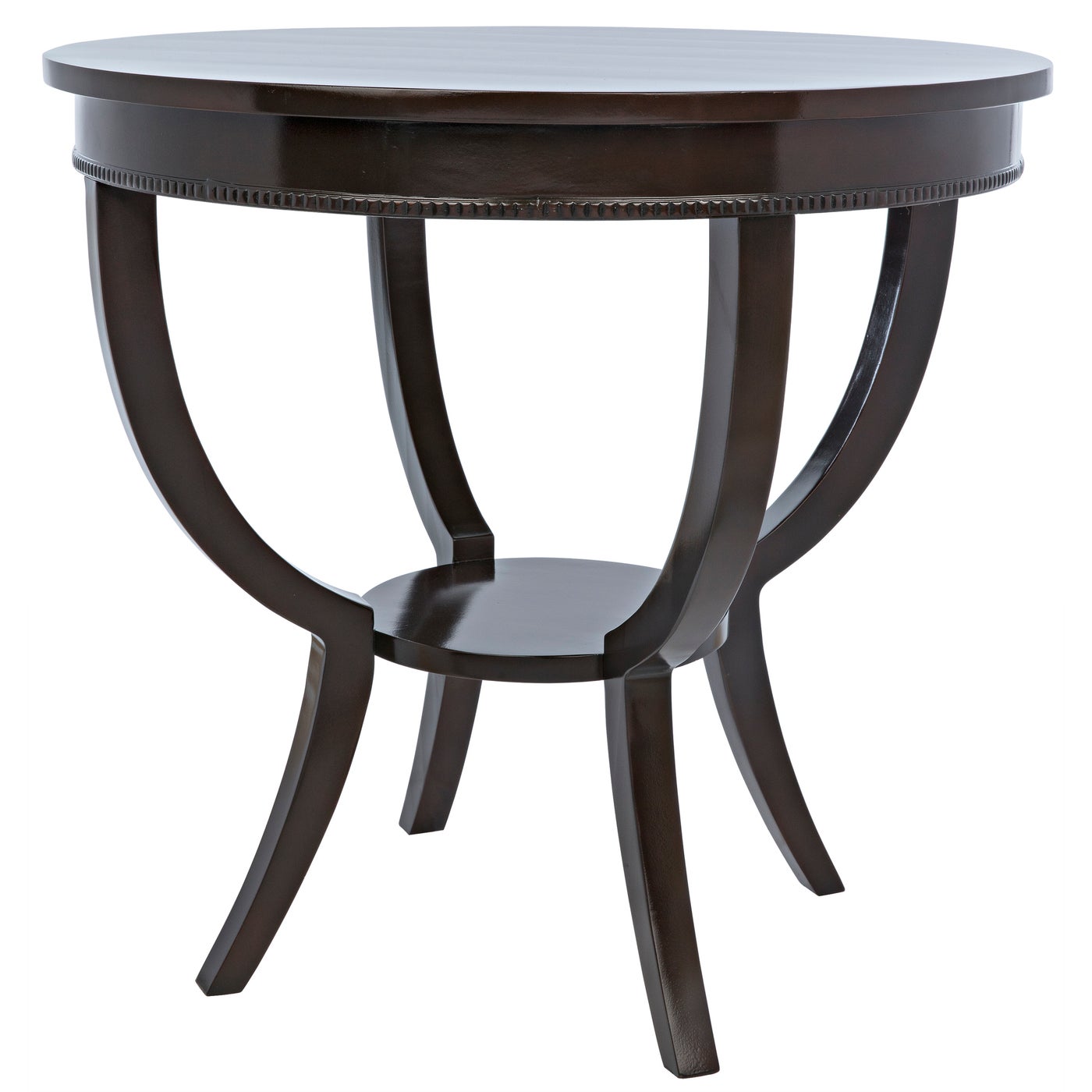 Noir Scheffield Round End Table