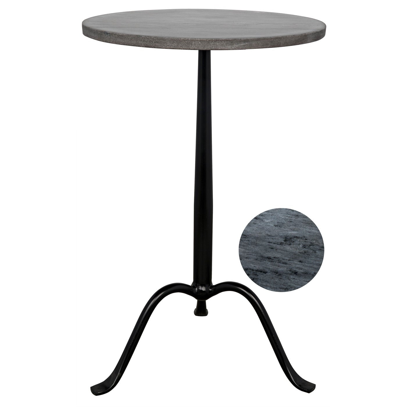 Noir Cosmopolitan Side Table