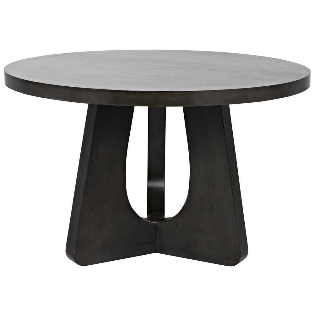 Noir Nobuko Dining Table, 48" Diameter, Pale
