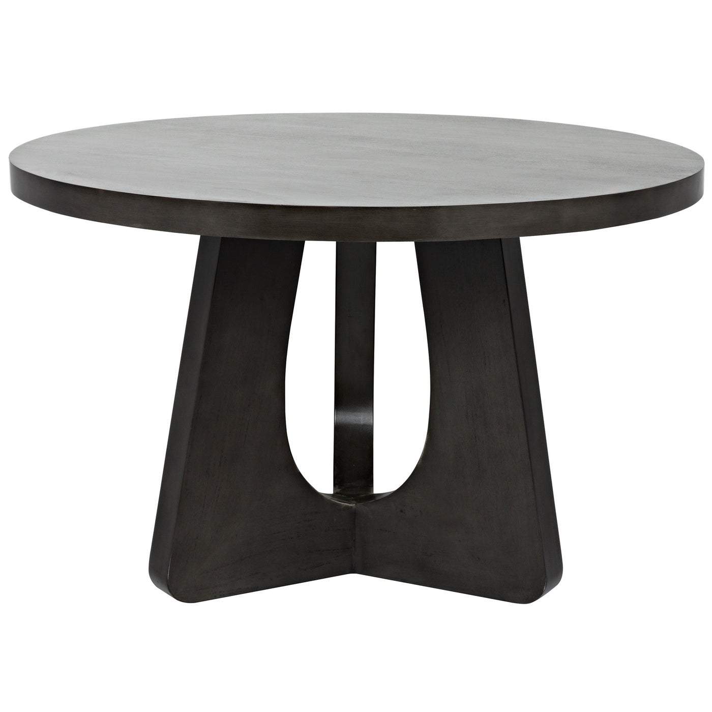 Noir Nobuko Dining Table, 48" Diameter, Pale