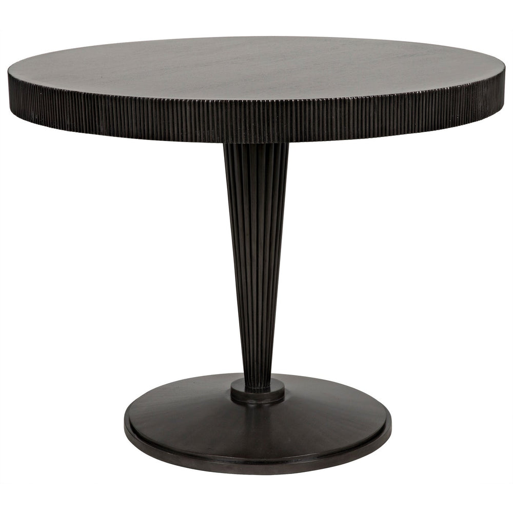 Noir Granada Dining Table, Pale