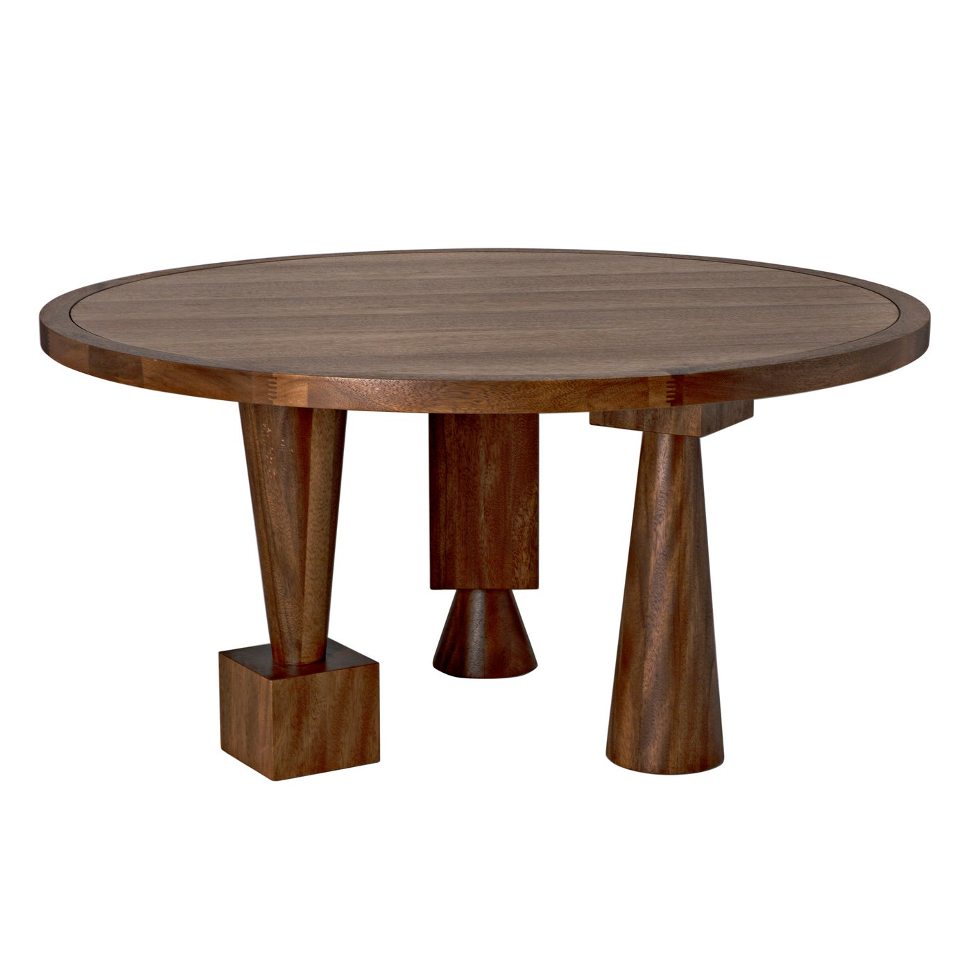 Noir Hybrid Table, Dark Walnut