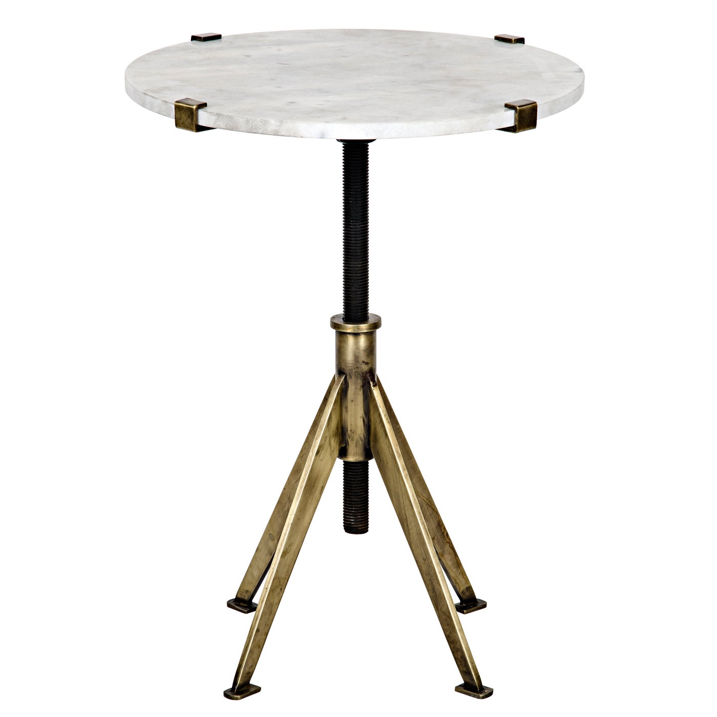 Noir Edith Adjustable Side Table