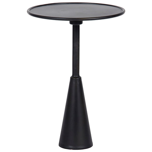 Noir Hiro Side Table, Black Steel