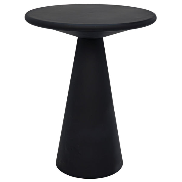Noir Idiom Side Table, Black Steel