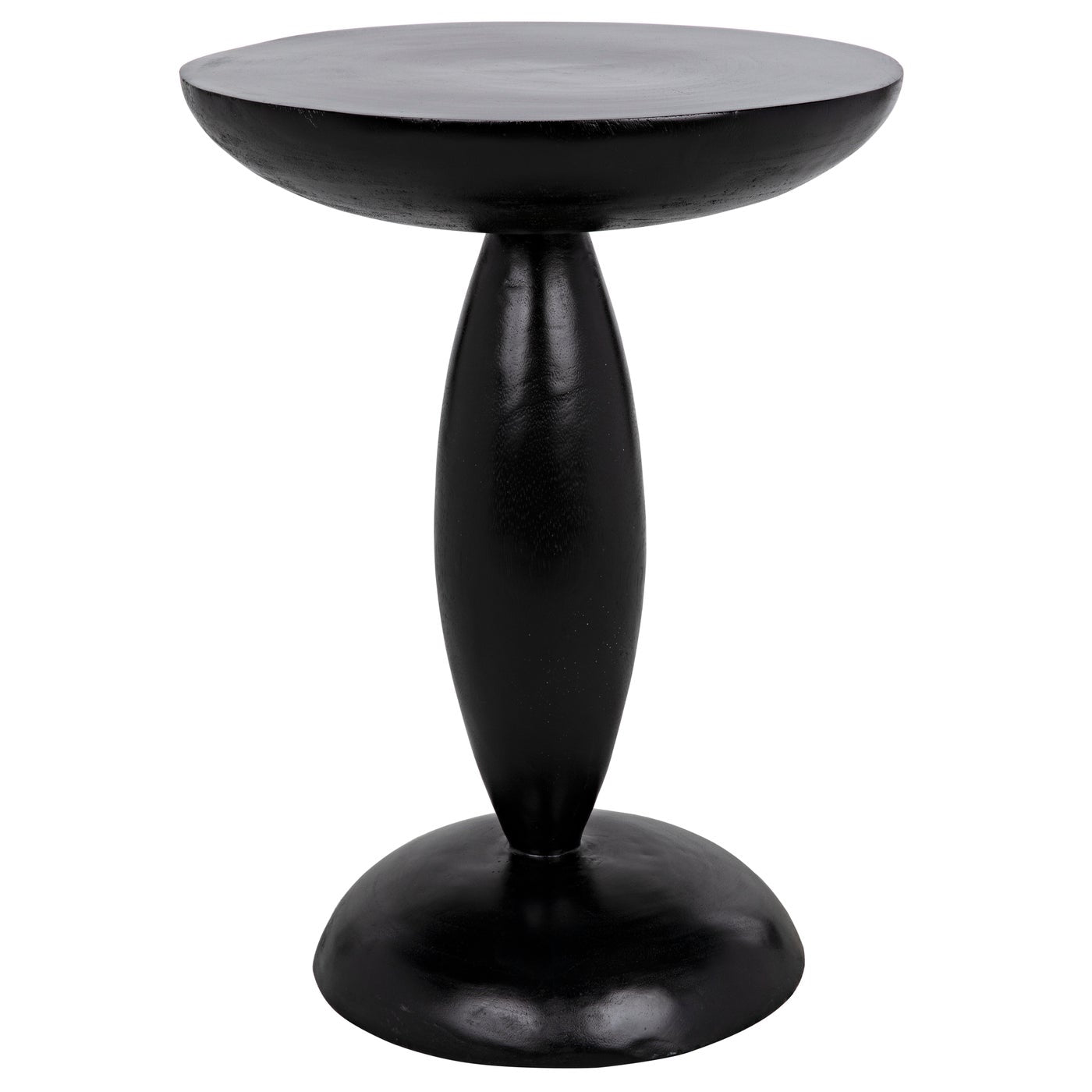 Noir Adonis Side Table, Hand Rubbed Black