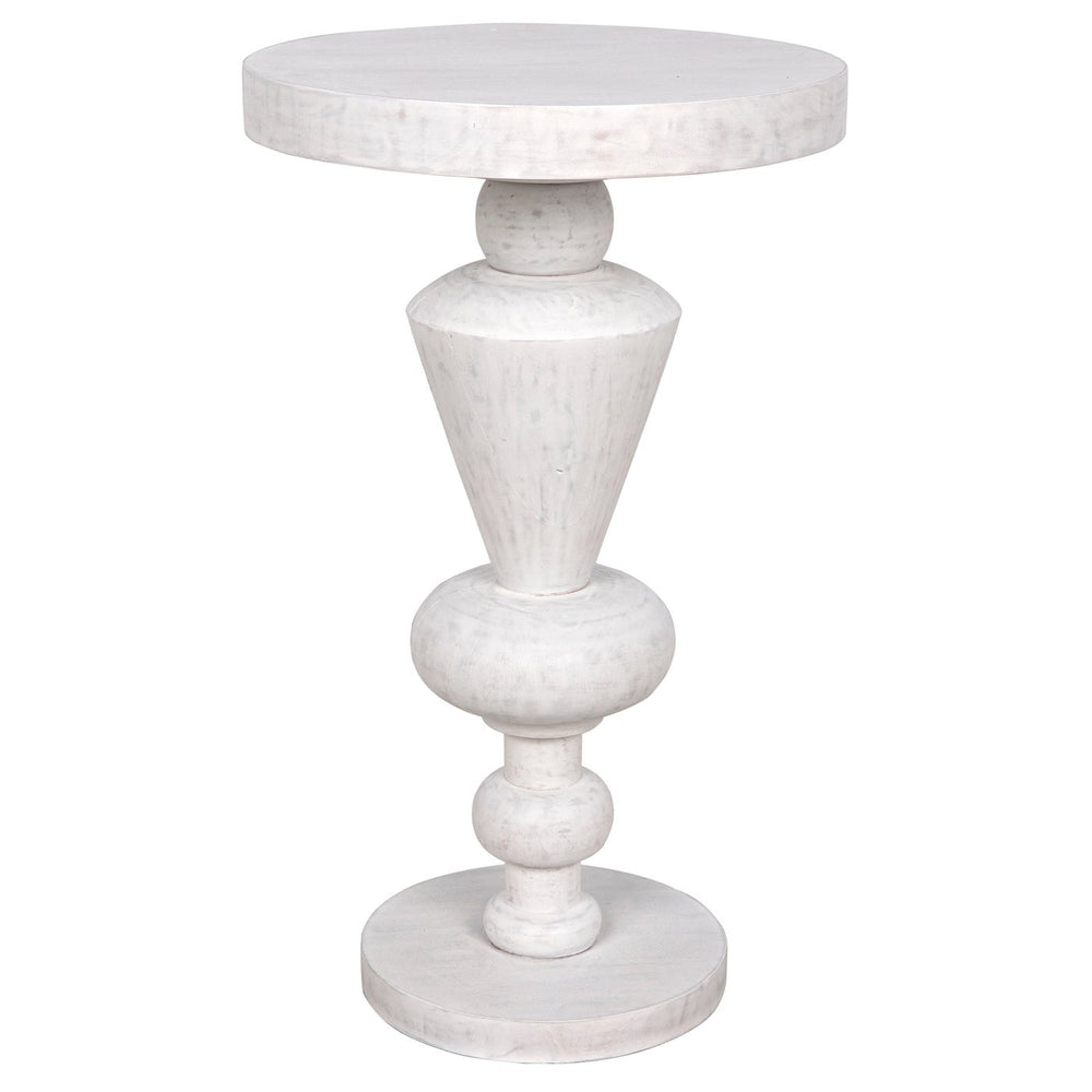 Noir Fenring Side Table, White Wash