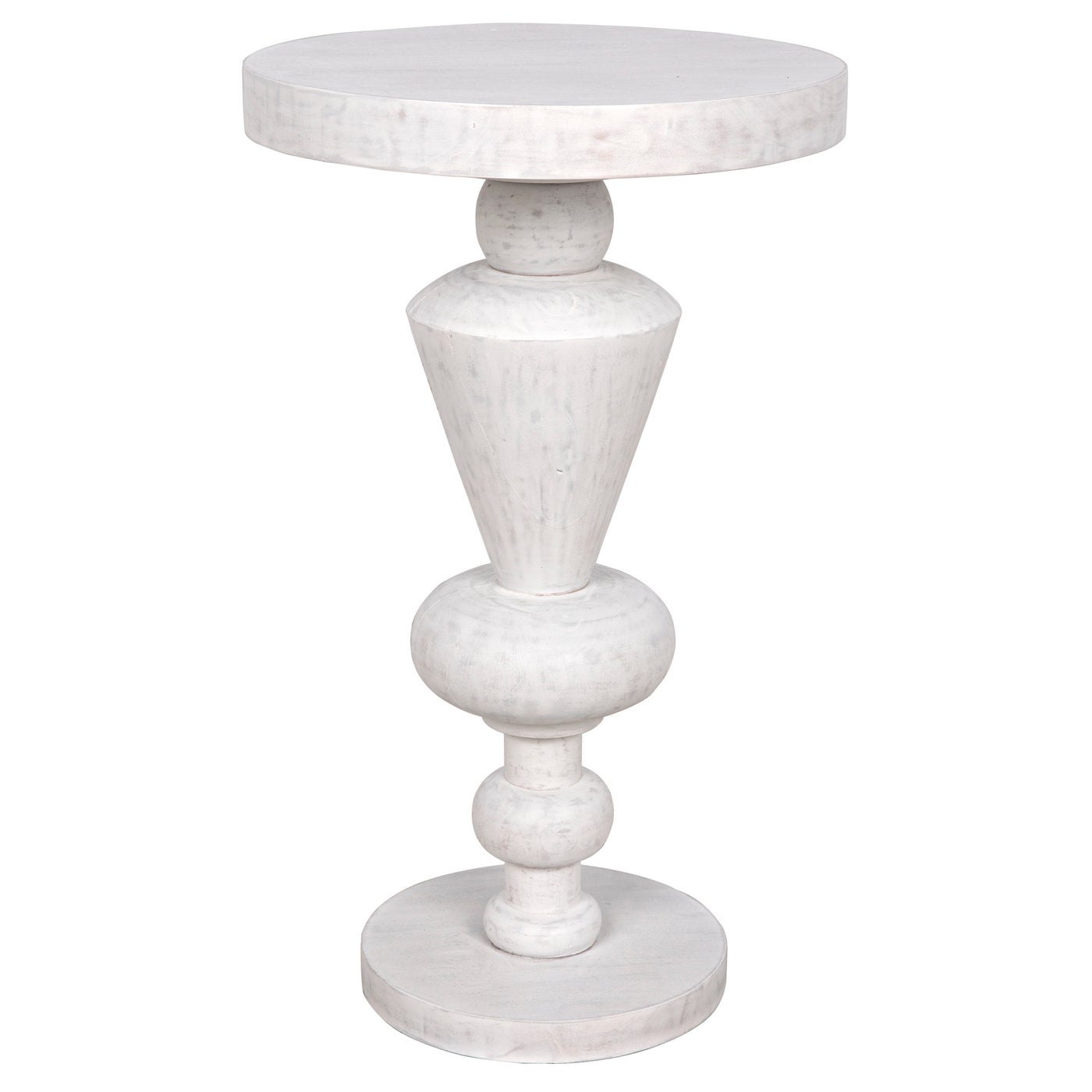Noir Fenring Side Table, White Wash