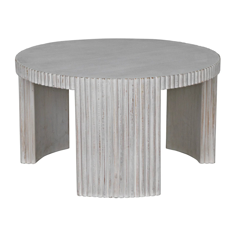 Noir Jgor Side/Coffee Table, White Wash