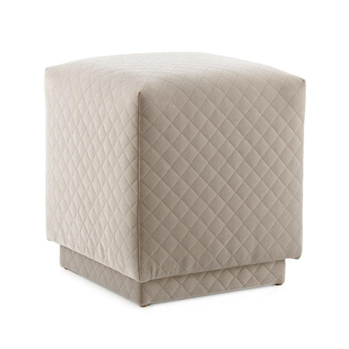Gavin Cube Ottoman by Square Feathers