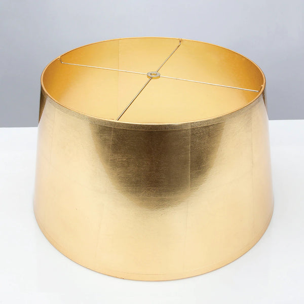 Couture Lamps 14 X 16 X 10" Round Tapered Gold Foil Shade