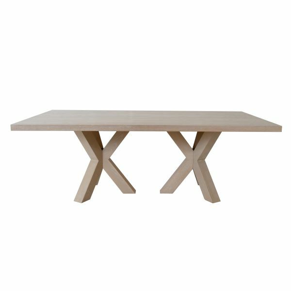 Worlds Away Haines Rectangular Dining Table