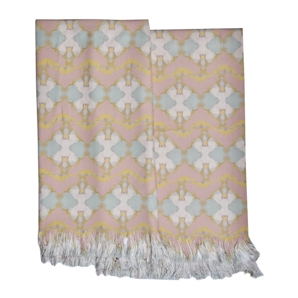 Laura Park Lily Pond Apricot Throw Blanket
