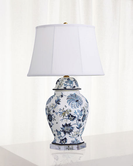 Williamsburg Braganza Blue Hex Lamp