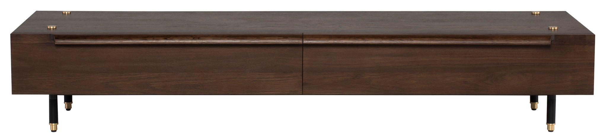 District Eight Stacking Low Cabinet Media Unit Cabinet