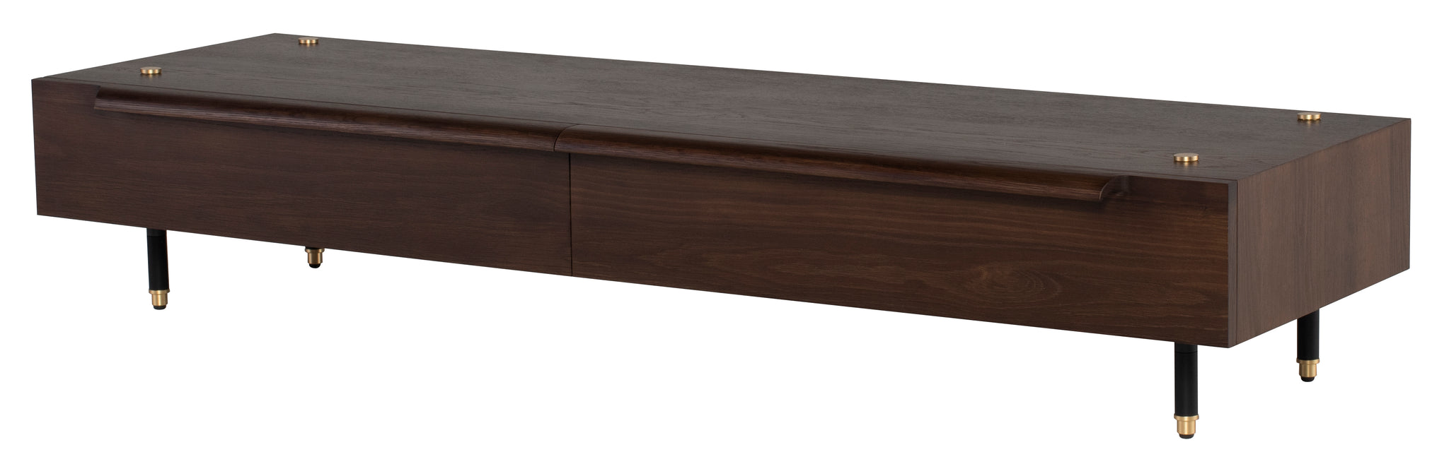 District Eight Stacking Low Cabinet Media Unit Cabinet