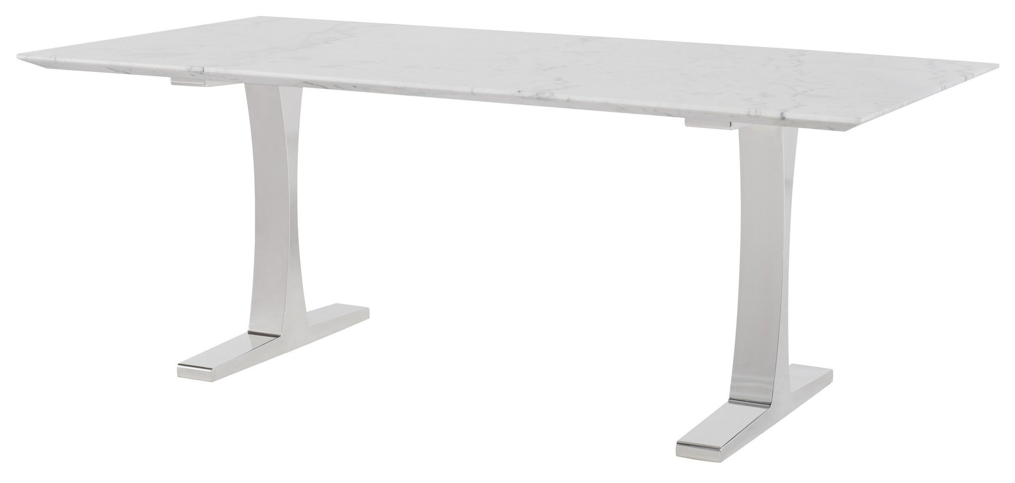 Nuevo Toulouse White Marble Dining Table