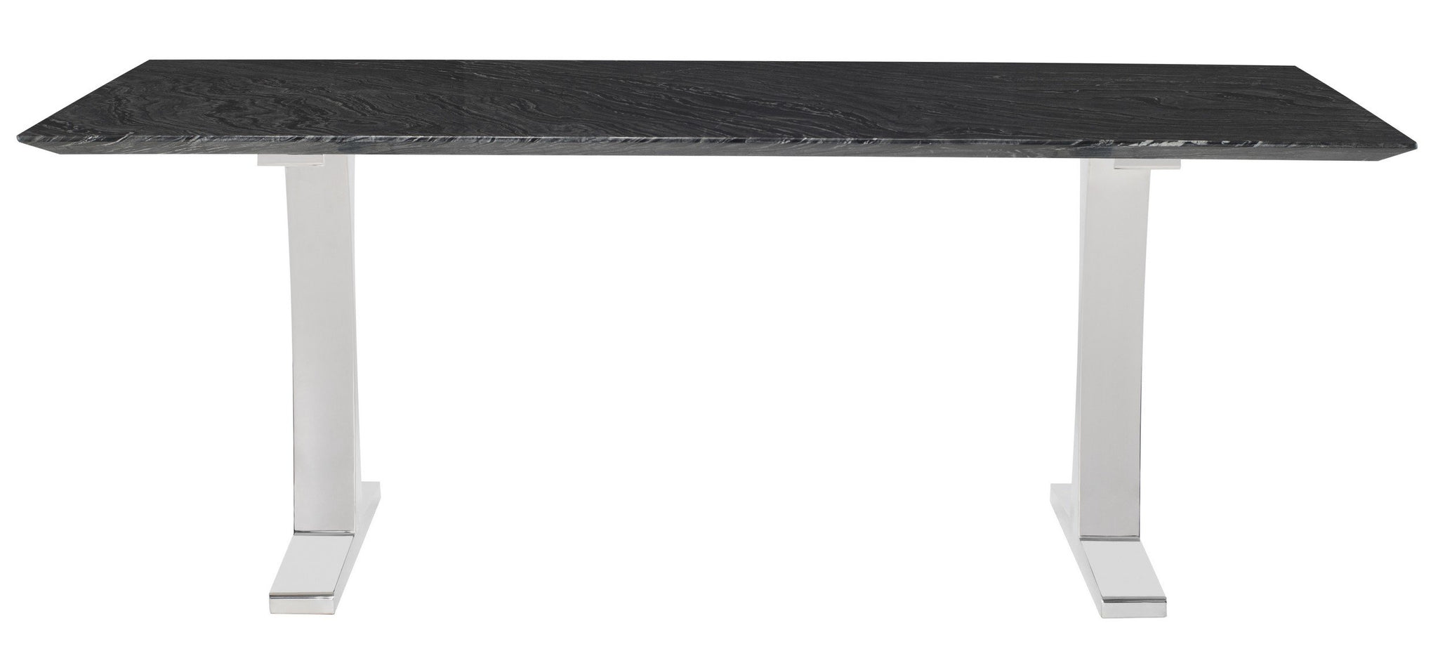 Nuevo Toulouse Black Wood Vein Dining Table