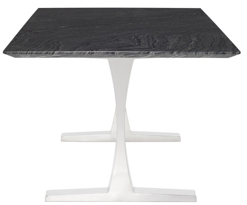 Nuevo Toulouse Black Wood Vein Dining Table