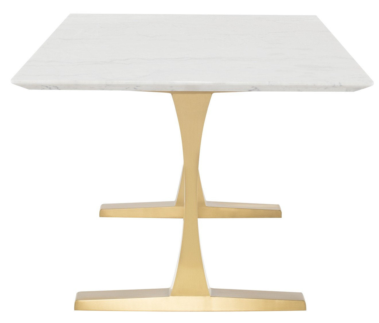 Nuevo Toulouse White Marble Dining Table
