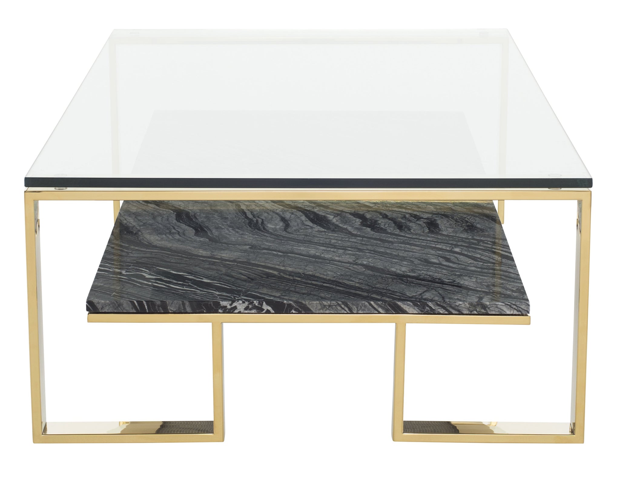 Nuevo Tierra Black Wood Vein Coffee Table