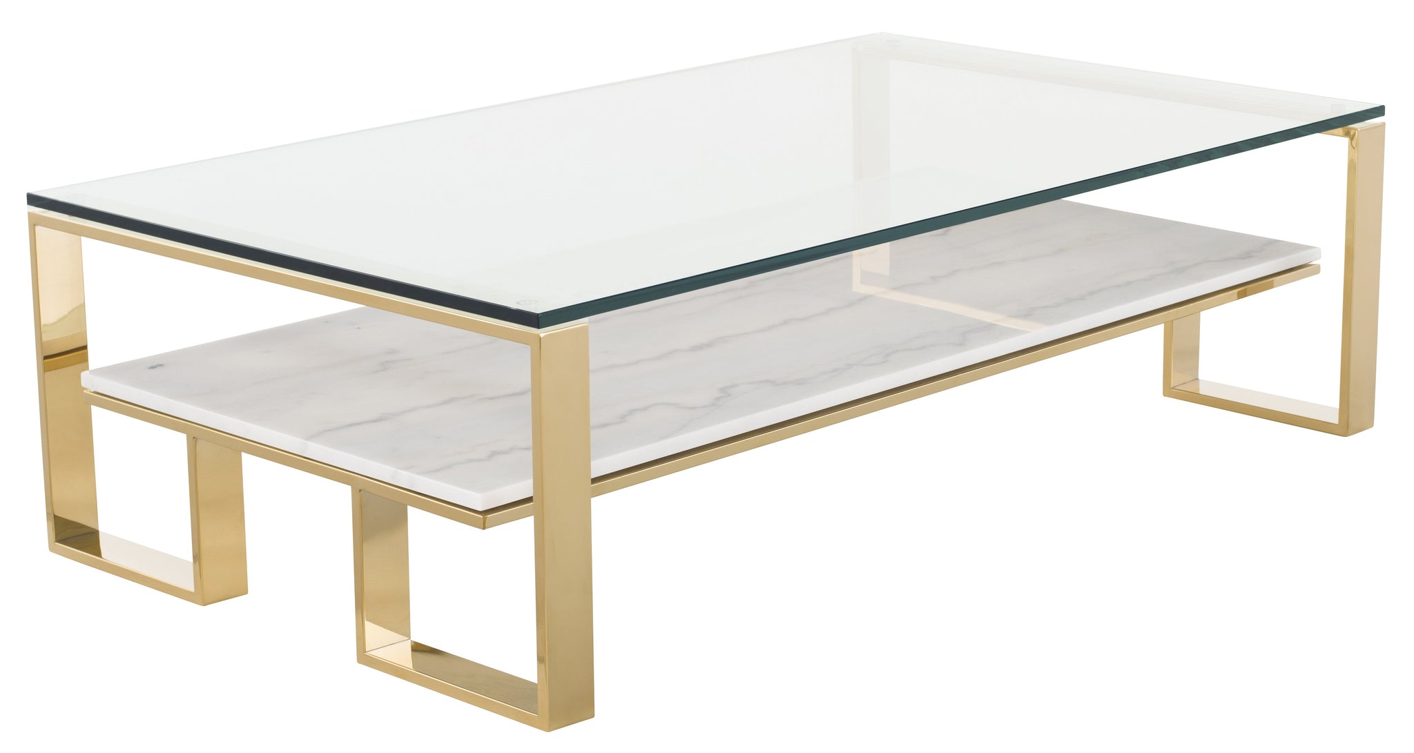 Nuevo Tierra White Coffee Table