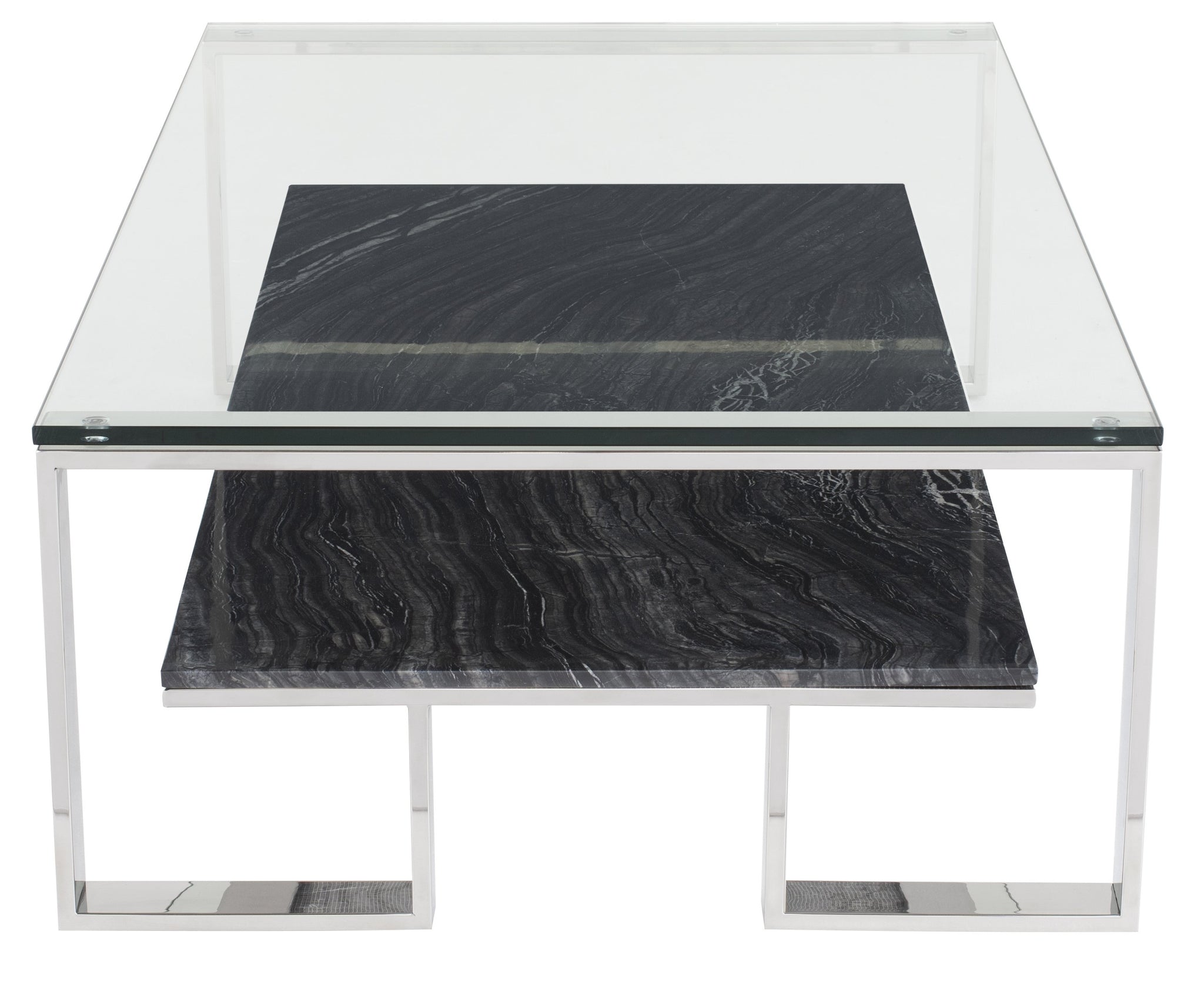 Nuevo Tierra Black Wood Vein Coffee Table