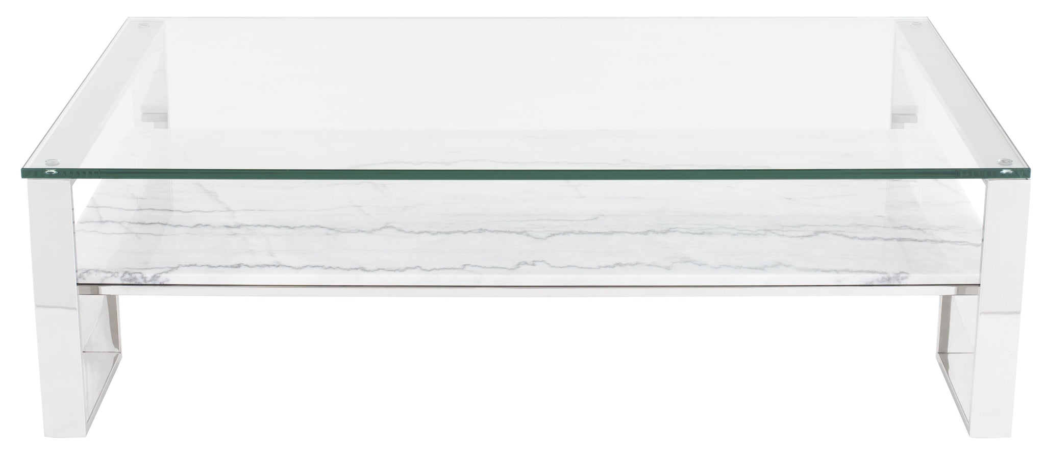 Nuevo Tierra White Coffee Table