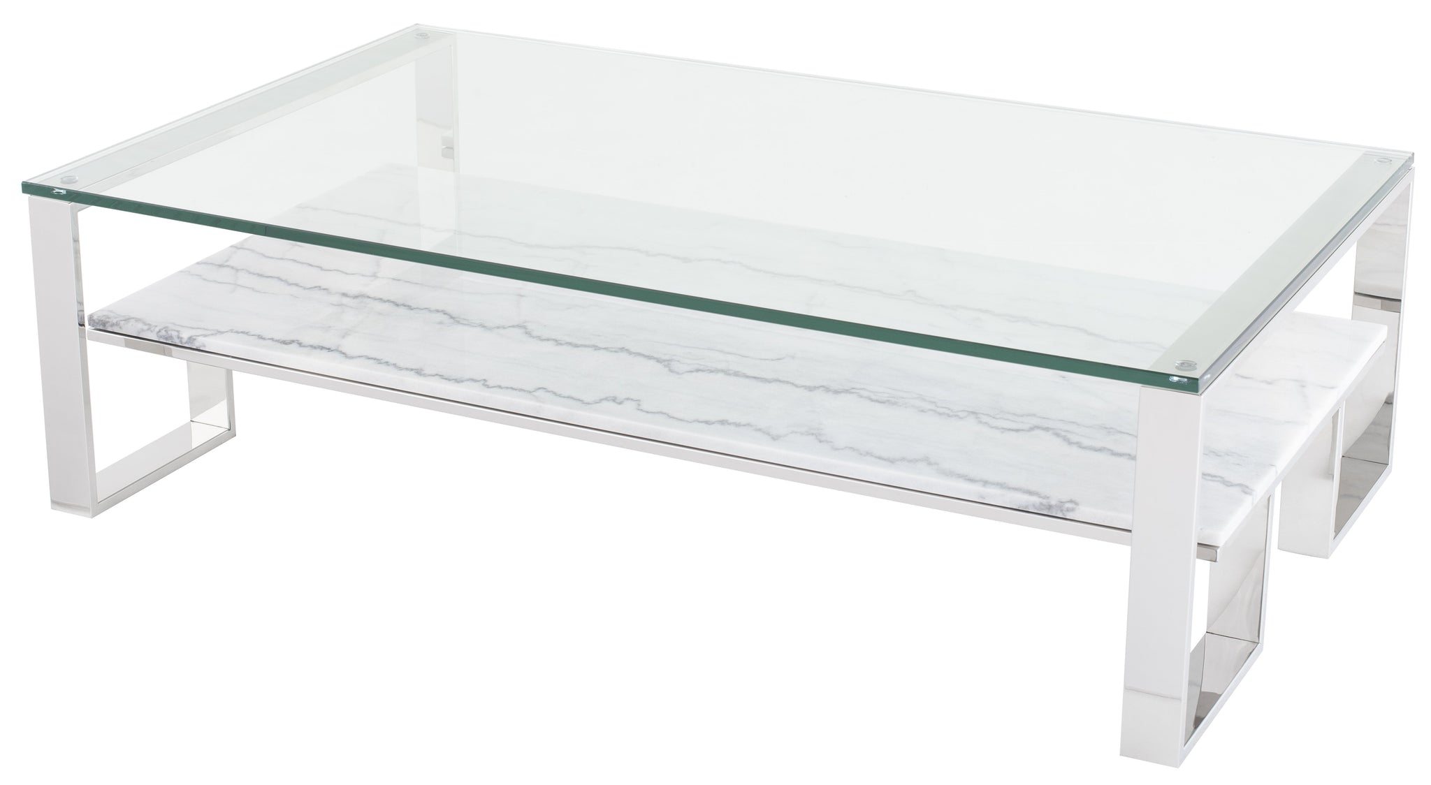 Nuevo Tierra White Coffee Table