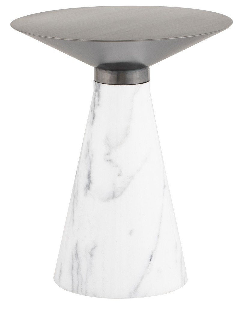 Nuevo Iris Graphite Side Table