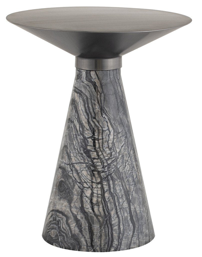 Nuevo Iris Graphite Side Table