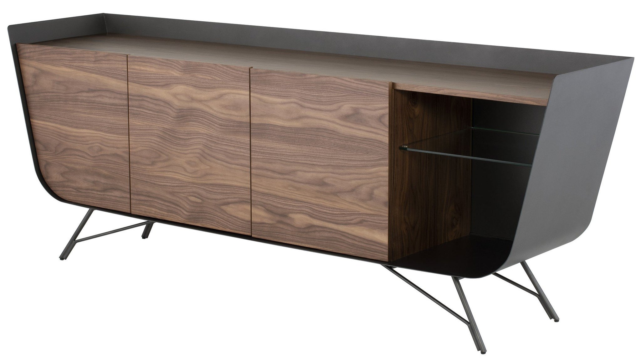Nuevo Noori Sideboard Cabinet Walnut