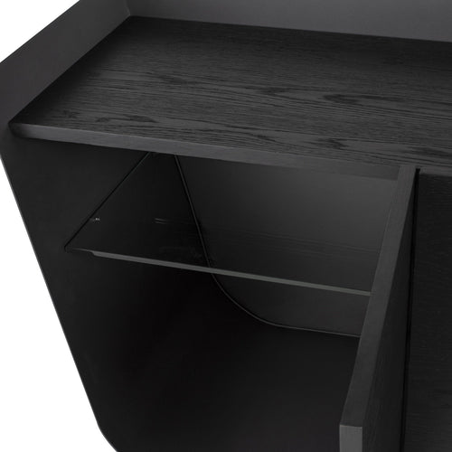 Nuevo Noori Sideboard Cabinet Onyx