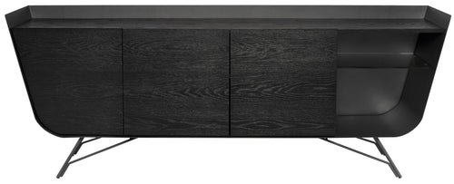 Nuevo Noori Sideboard Cabinet Onyx
