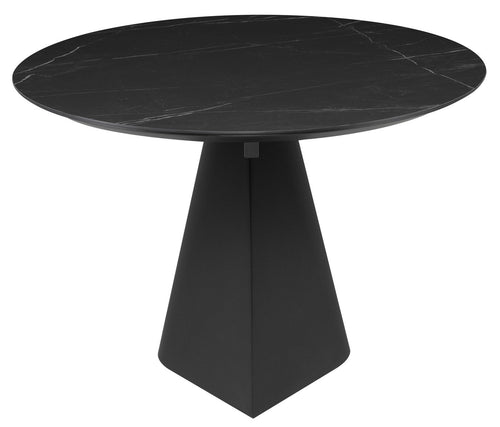 Nuevo Oblo Black Dining Table