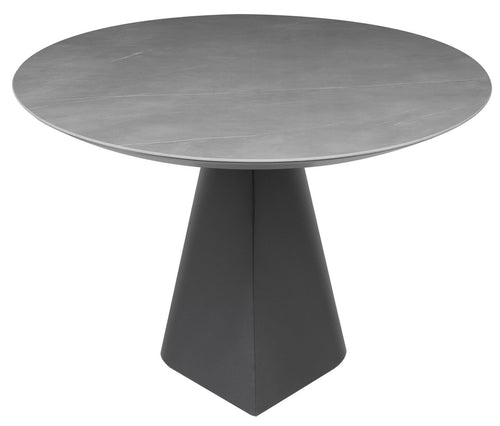 Nuevo Oblo Titanium Dining Table
