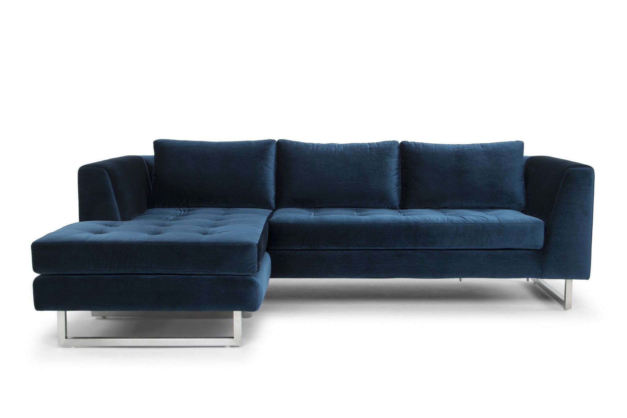 Nuevo Matthew Midnight Blue Sectional Sofa
