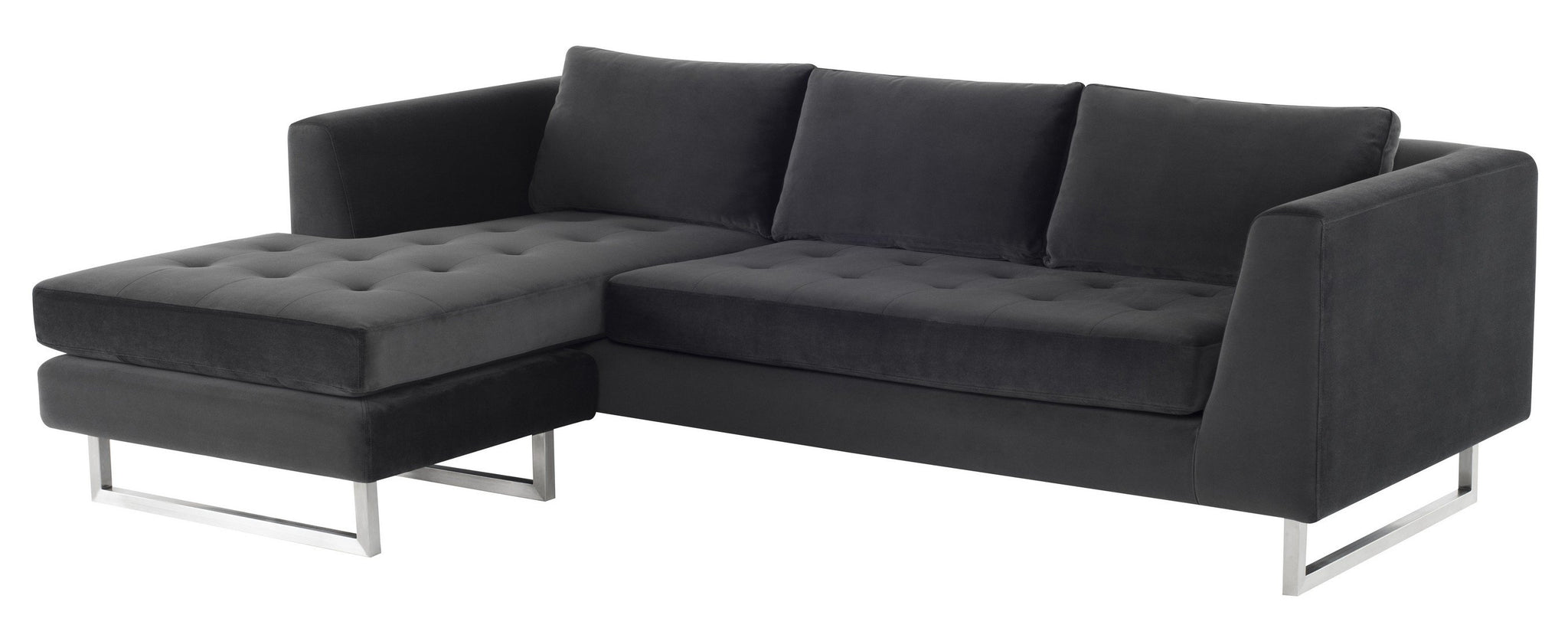 Nuevo Matthew Shadow Grey Sectional Sofa