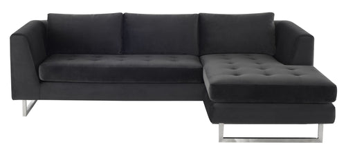 Nuevo Matthew Shadow Grey Sectional Sofa