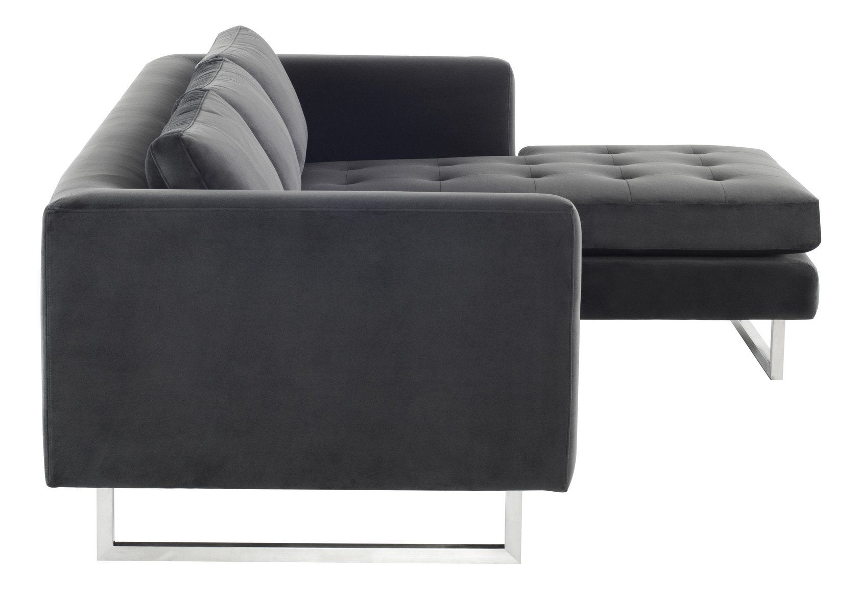 Nuevo Matthew Shadow Grey Sectional Sofa