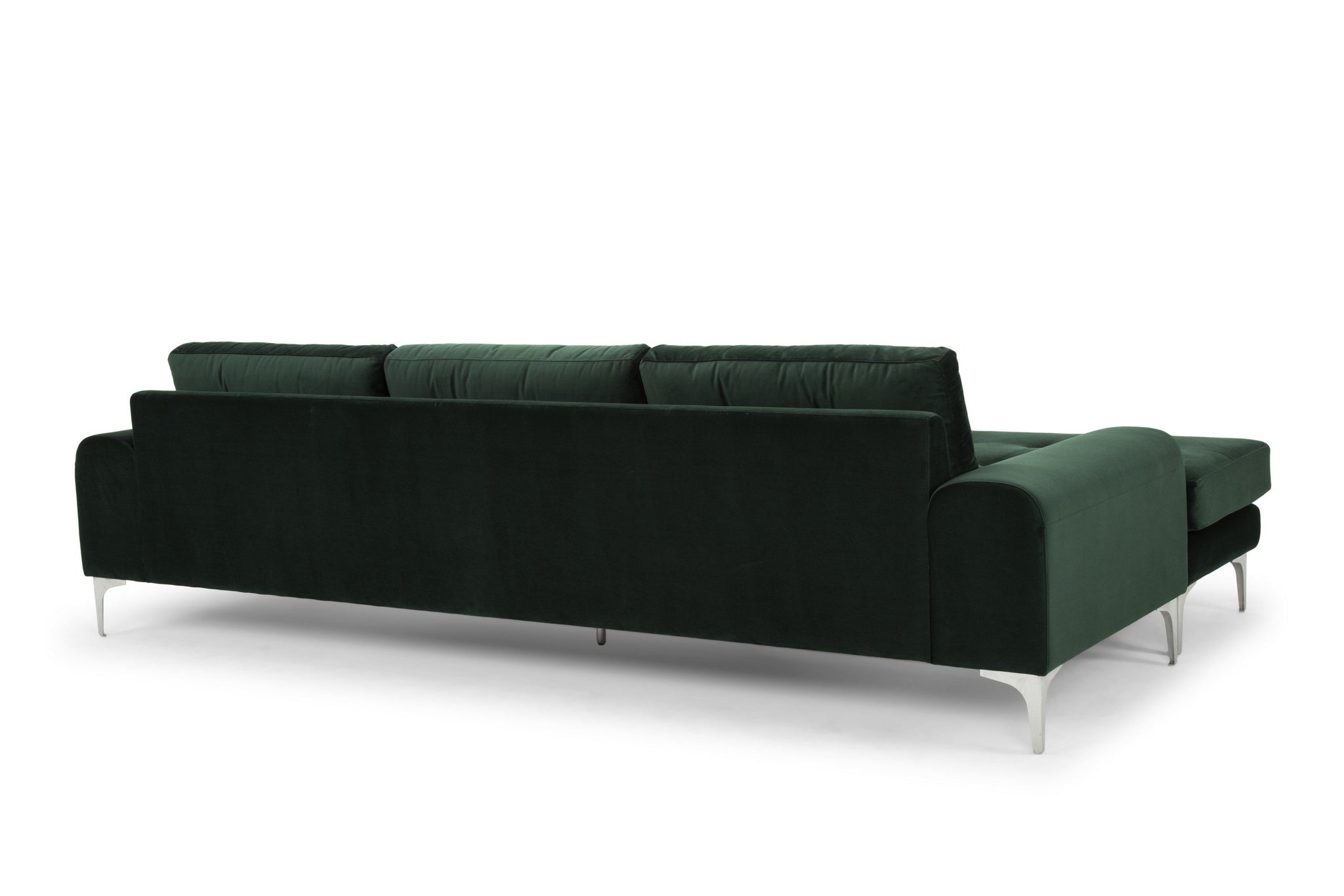 Nuevo Colyn Emerald Green Sectional Sofa