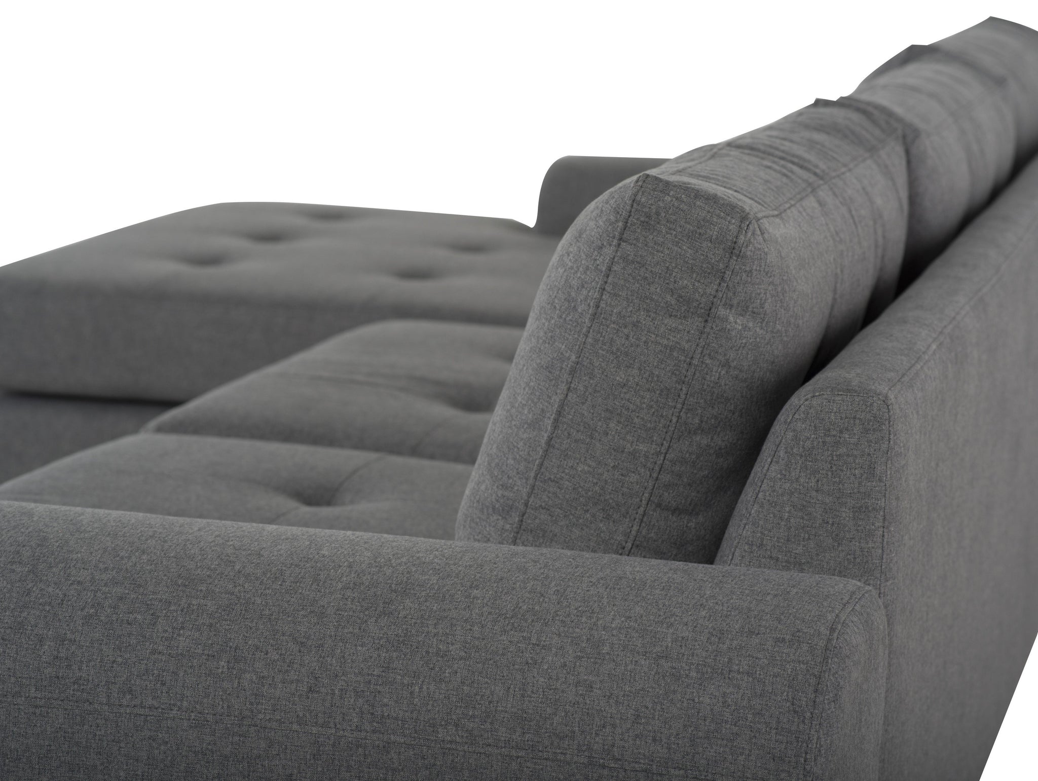 Nuevo Colyn Shale Grey Sectional Sofa