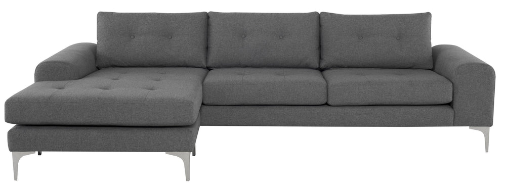 Nuevo Colyn Shale Grey Sectional Sofa