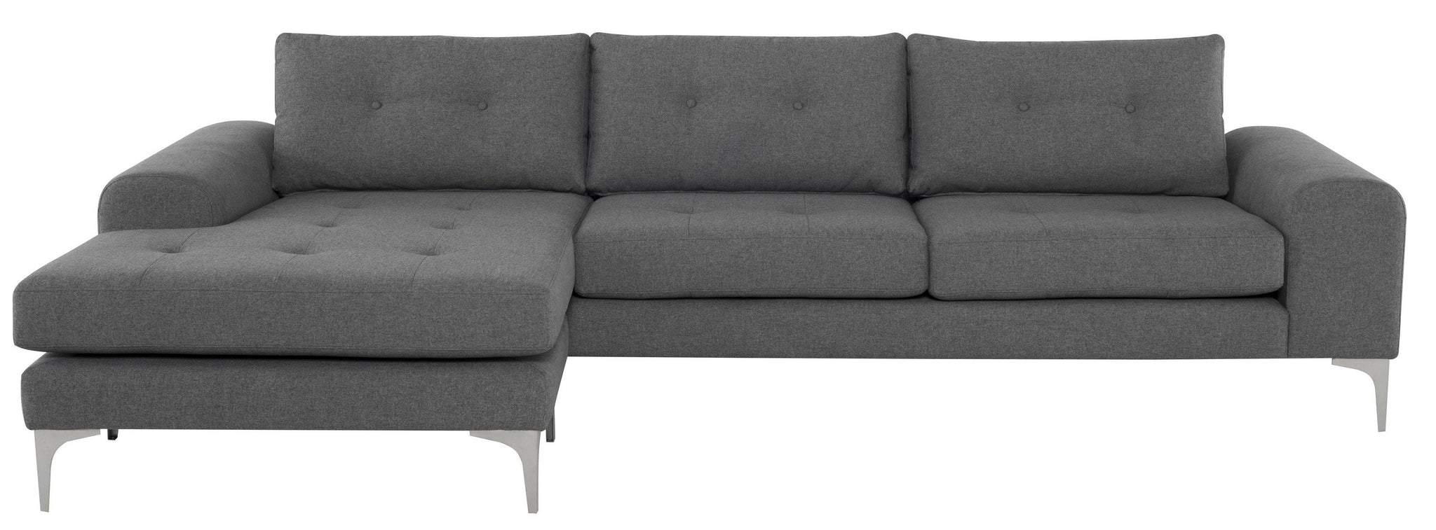 Nuevo Colyn Shale Grey Sectional Sofa